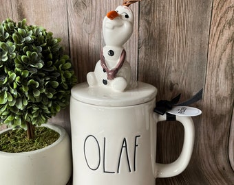Farm House  Disney Frozen mug  - Olaf mug topper - Warm Hugs mug - OLAF mug - coffee mug - gift idea - cheerful - positivity mug