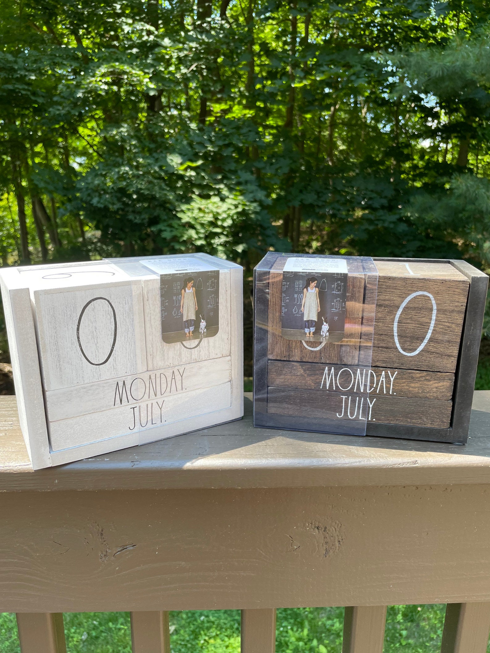 Rae Dunn wooden block Calendar calendar stand wood Etsy