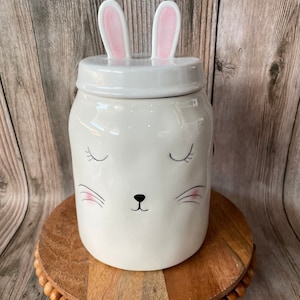 Decoración de Pascua - Conejo de Pascua - Bote de conejo - Decoración de la granja - Calle de fresas 10