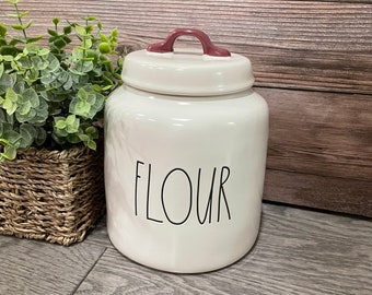 Farm House  Flour canister - large canister - farmhouse style