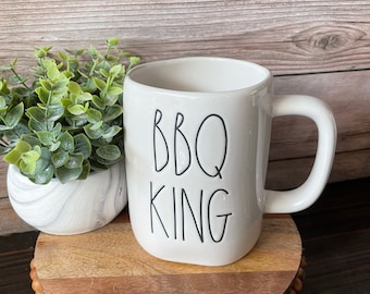 Farm House  Father’s Day mugs - BBQ King mug - ceramic coffee mug - gift for dad - Father’s Day gift - gift idea - birthday gift