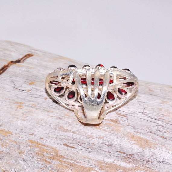 Statement Ring, Chunky Ring, Sterling Silver Ring… - image 3