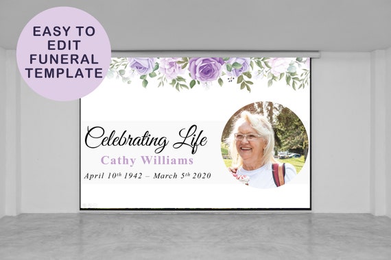 Funeral Powerpoint Slideshow Presentation Funeral Powerpoint - Etsy