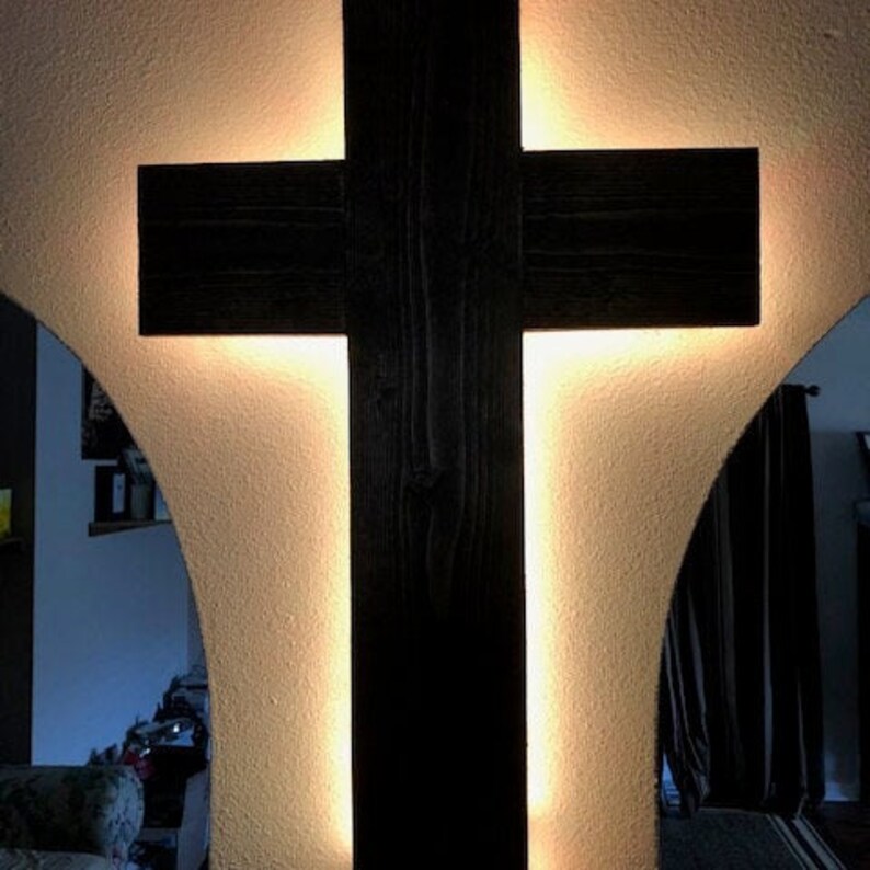 Crosses Lighted Crosses Wall mounted Crosses Christmas Etsy
