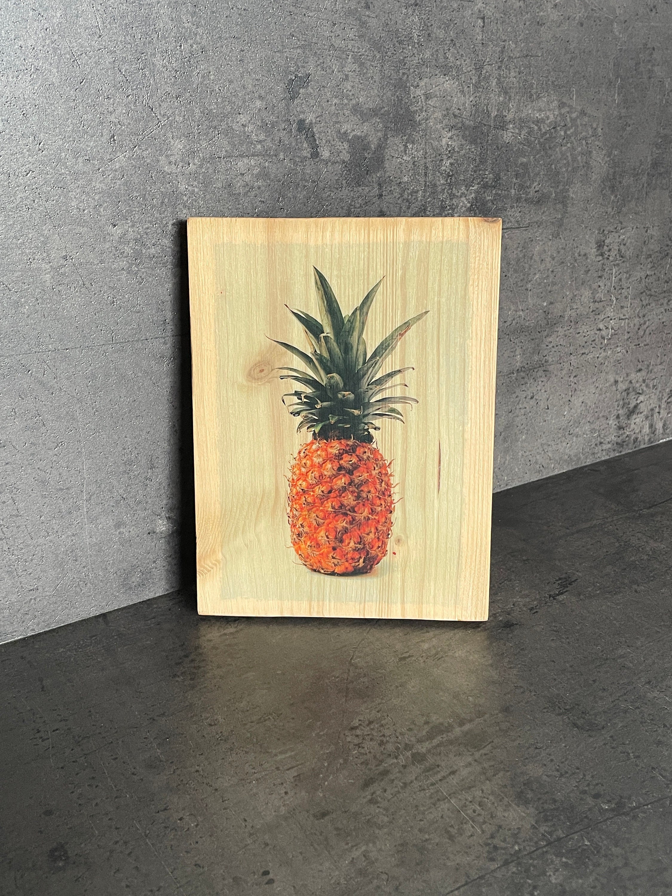 Photo sur Bois Déco - Ananas