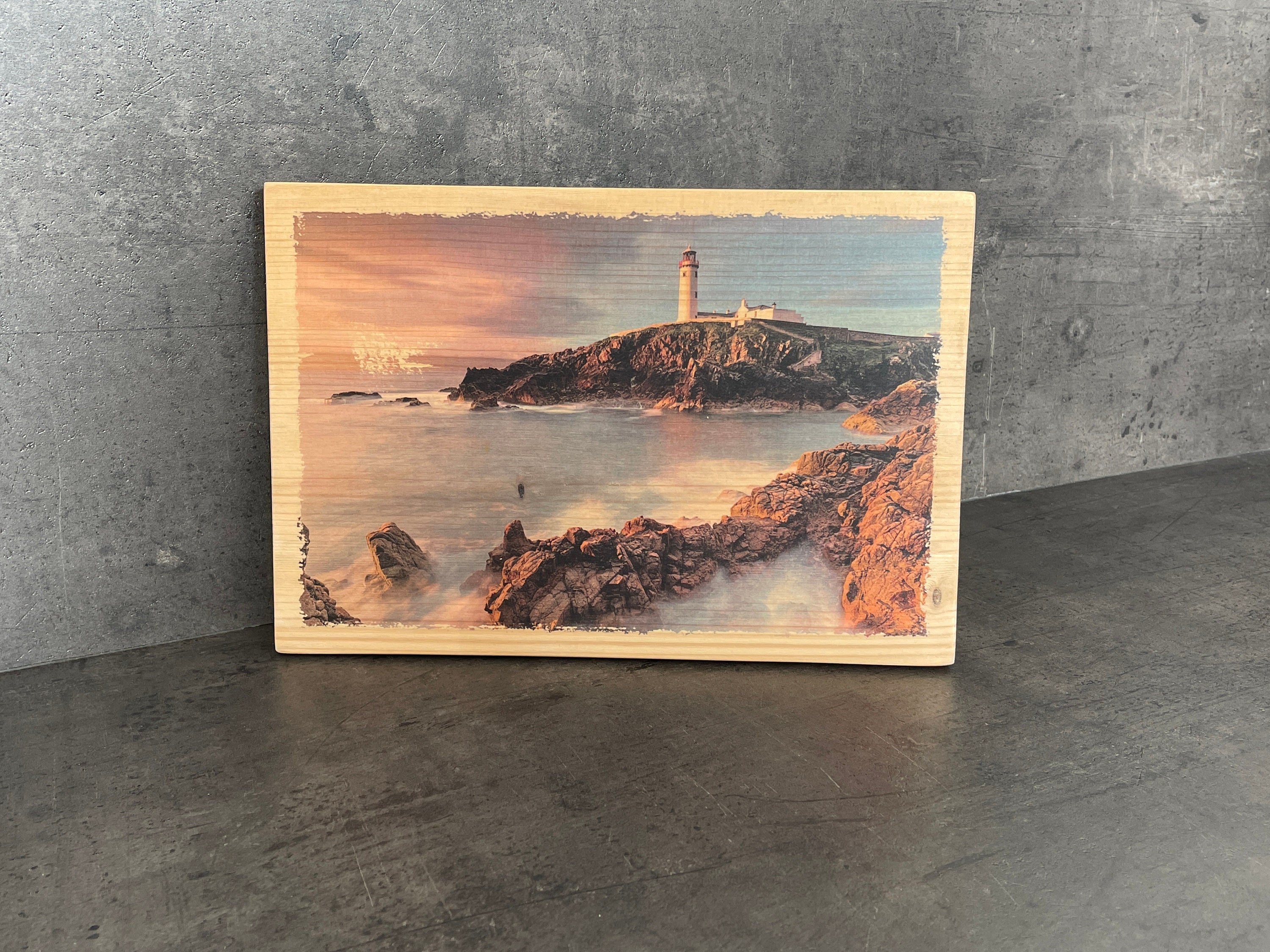 Photo sur Bois Artisanale - Le Phare