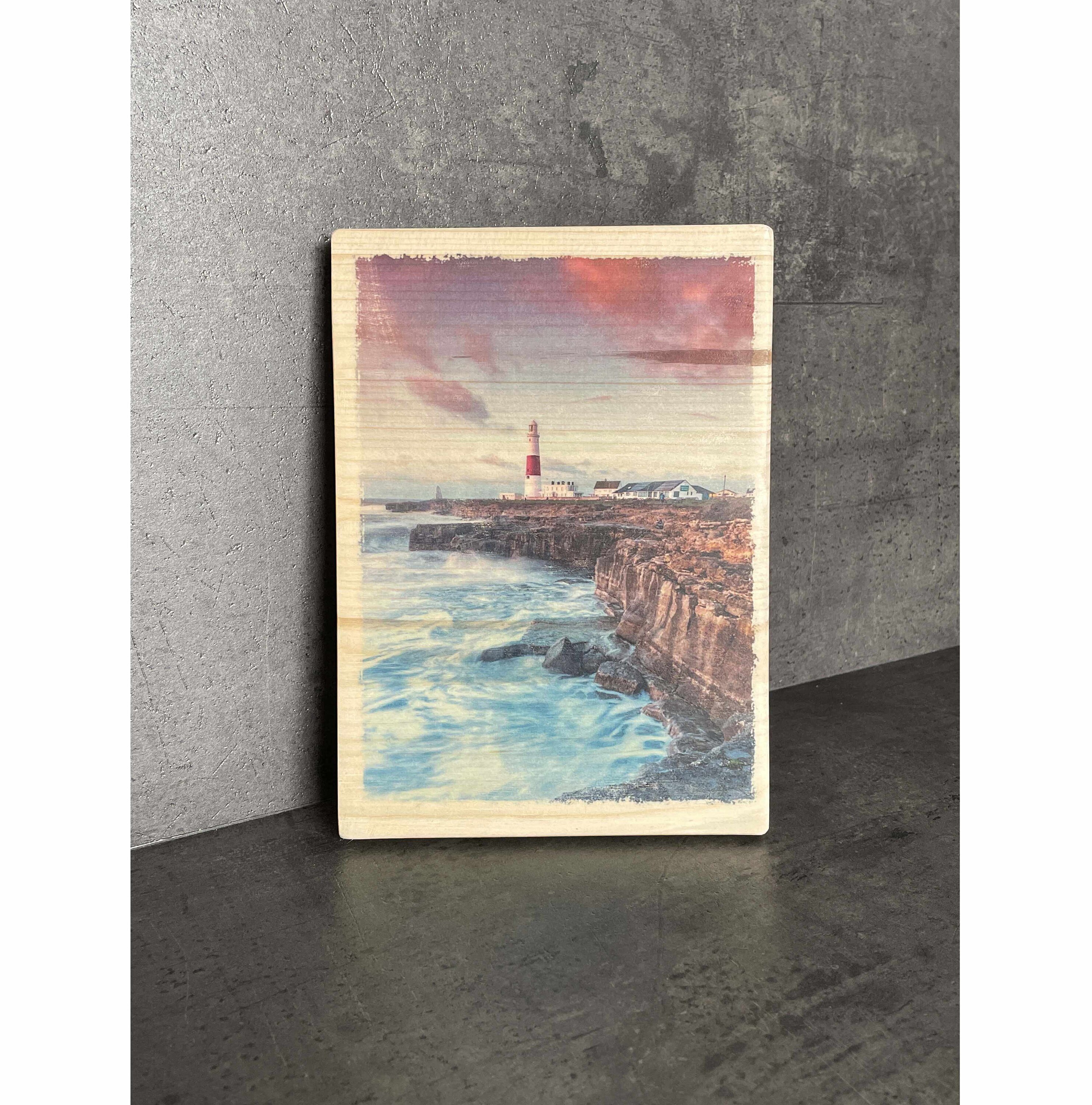 Photo sur Bois Déco - Phare La Côte Idée Cadeau Cadeau Déco