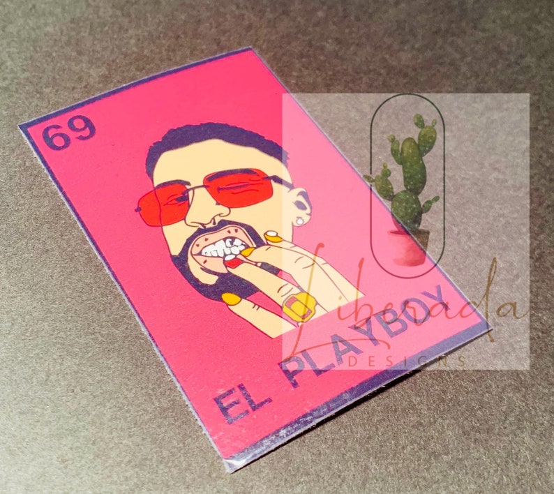 Download Bad Bunny Loteria StickersBad Bunny StickersEl Conejo Malo ...