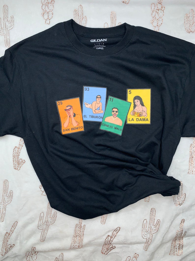 Download Bad Bunny Loteria ShirtBad Bunny ShirtEl Conejo Malo | Etsy