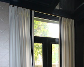 Cortinas personalizadas, Cortinas plisadas, Cortinas con bordes, Cortinas con forro, Paneles personalizados, Tratamientos para ventanas