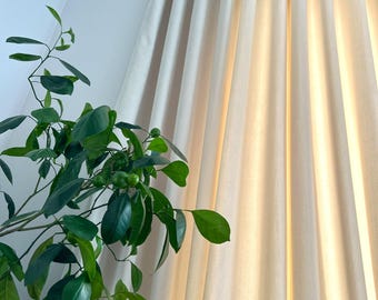 Draperie en velours sur mesure de style, rideaux à plis ondulés Zella, rideaux en velours, tenture avec ruban à pression, rideaux à plis en S personnalisés