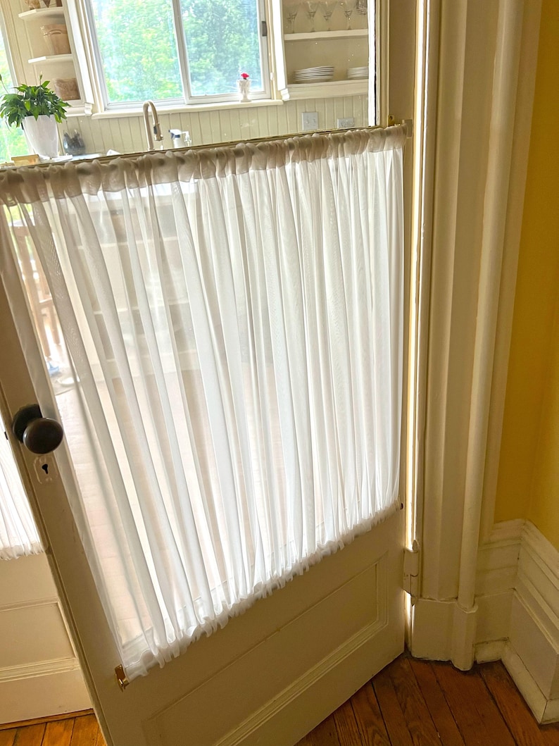7/16” Round Café Rod for Café Curtains | Slim Sash Rod for Windows ...
