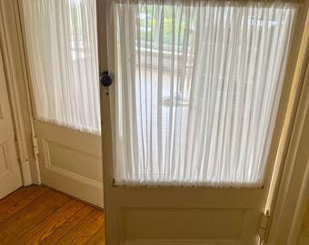 7/16” Round Café Rod for Café Curtains | Slim Sash Rod for Windows & Doors | Custom Sizes | Window Treatment Hardware