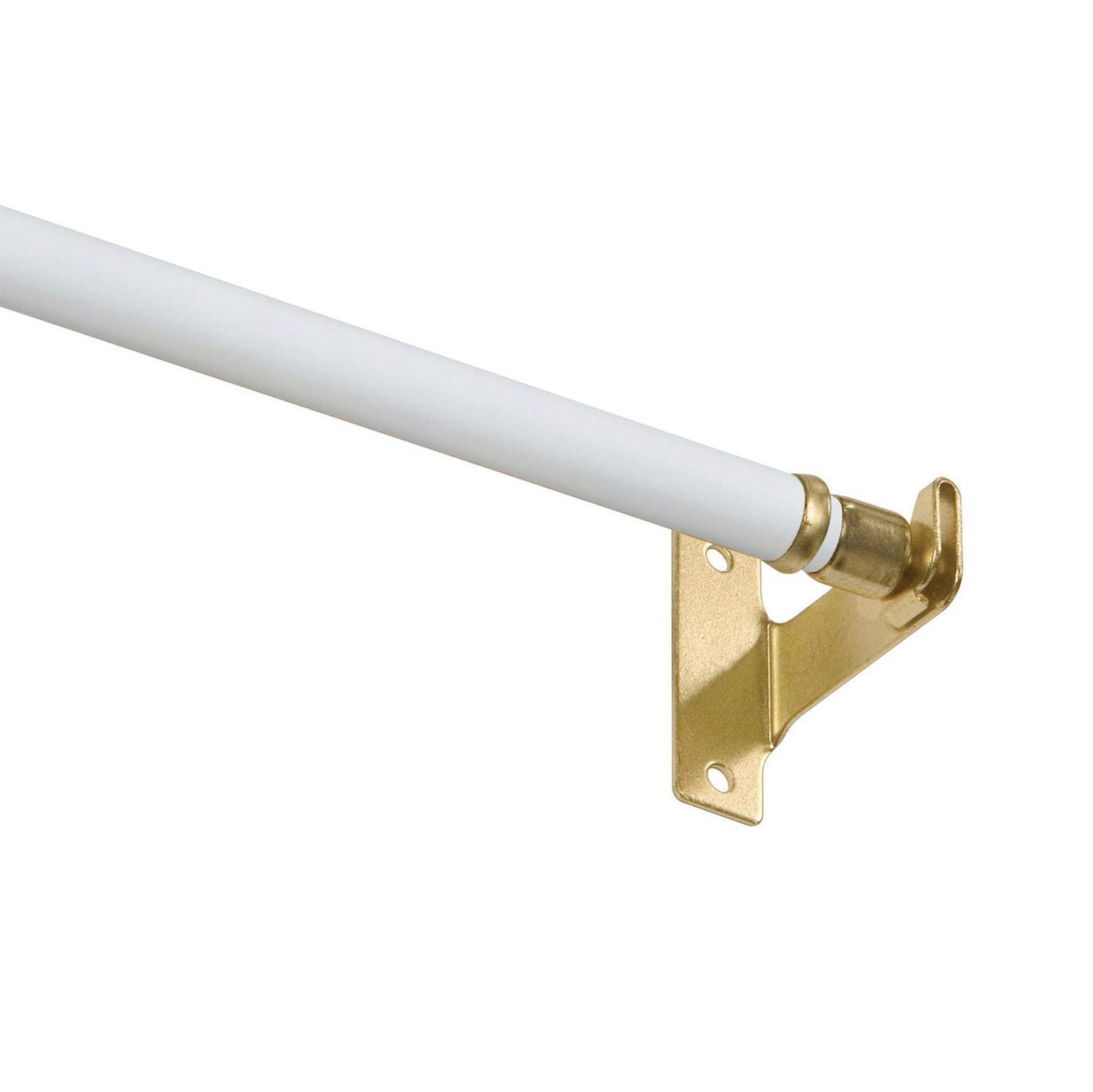 7/16” Round Café Rod for Café Curtains | Slim Sash Rod for Windows