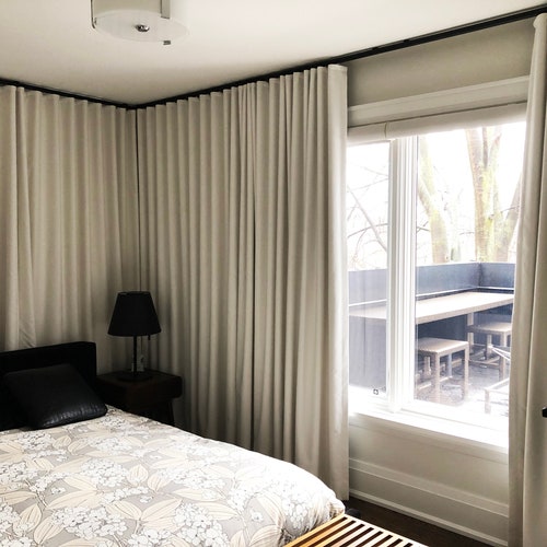 Custom Linen Drapery linenhouse Ripple Folds Etsy