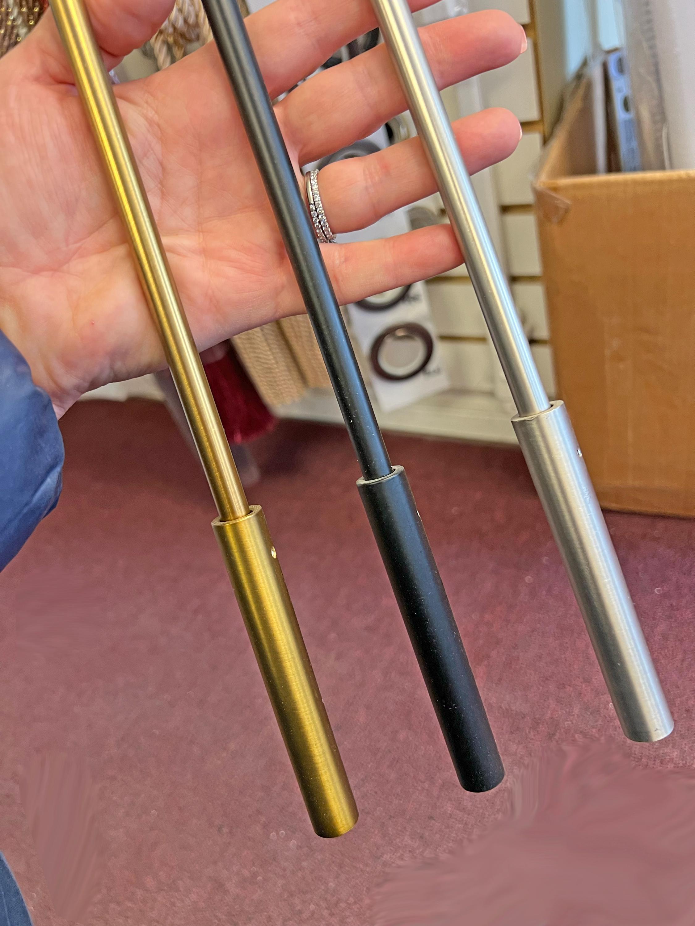 9.5mm Diameter Baton, 16mm Diameter X 110mm Handle, Metal Baton, Fling ...