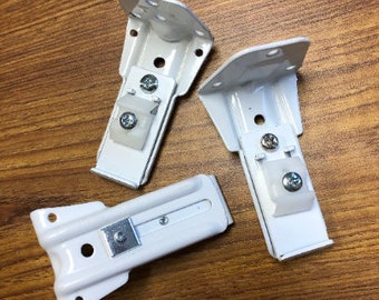 Quincaillerie pour parures de fenêtre, supports muraux pour rail en aluminium