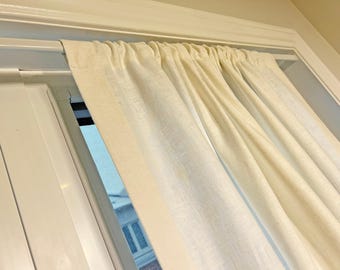 Tringle à rideaux ovale à ressort de tension 16 mm (5/8 po) – Prix par tringle | Tringle à rideaux réglable sans perçage pour rideaux de café | Installation à l'intérieur du cadre, idéale pour les locations