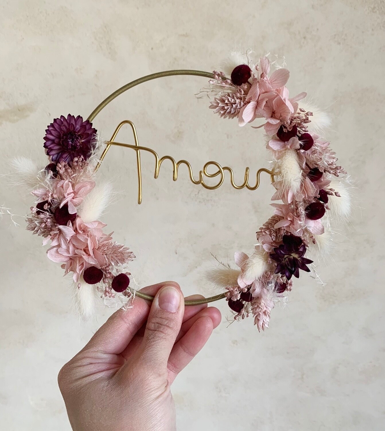 Couronne Fleurie Amour