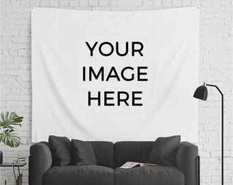 Custom Tapestry From Photo Tapestries Custom Backdrop Personalize Wedding Tapestry custom room decor Custom photo hanging tapestry wall