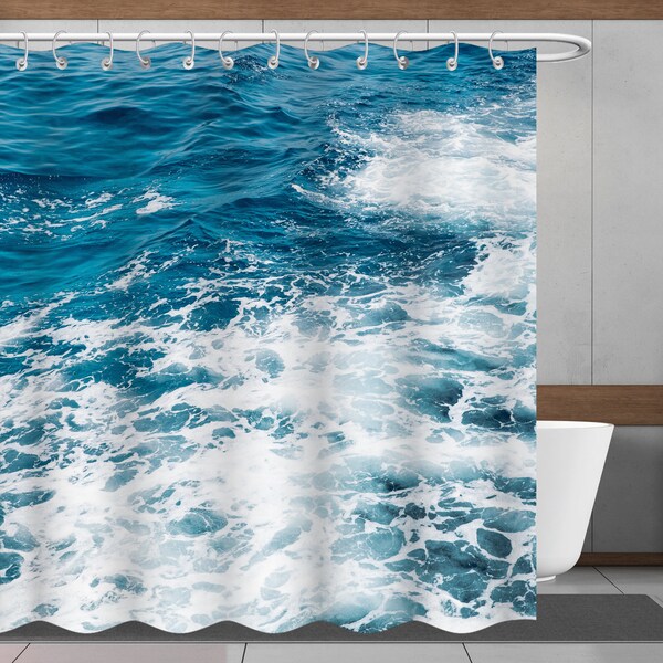 Ocean Shower Curtain Etsy
