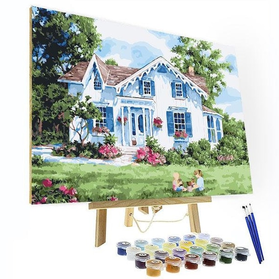 Paint By Numbers DIY Kit My HomeCreative Wall Art Handmade Etsy