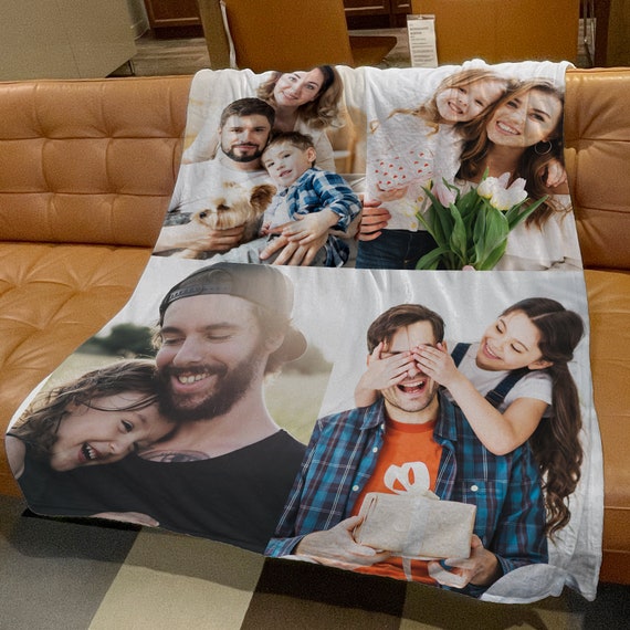 Coperta personalizzata Coperta con collage personalizzato Coperta  personalizzata con foto Testo Immagine personalizzata Coperta per adulti  Regali di Natale per bambini -  Italia