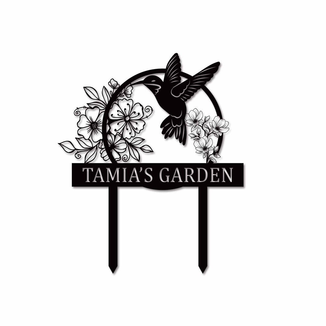 Custom Metal Garden Stakes,garden Metal Art Sign,metal Gardening Sign