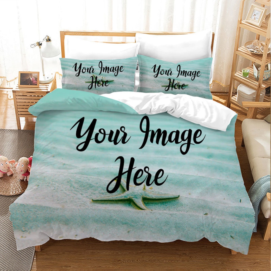 Personalized Bedding Set With Your Own Photo/1 Duvet Cover and Etsy