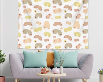 Boob Tapestry Wall Art - Etsy