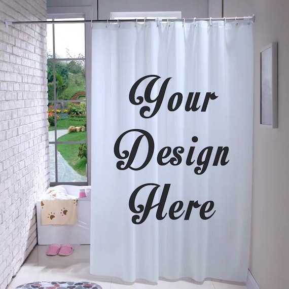 Custom Photo Shower Curtains Custom Image Shower Curtain Custom