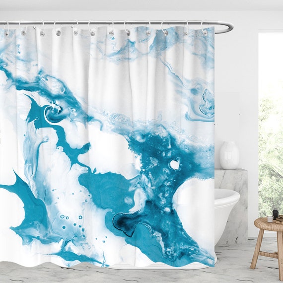 Tende doccia modello marmo impermeabile tessuto moderno bagno tende doccia  / idea regalo -  Italia