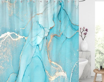 Marble Pattern Shower Curtains Waterproof Modern Fabric Bathroom Shower Curtains /gift idea