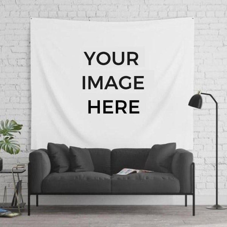 Custom Tapestry From Photo Tapestries Custom Backdrop Personalize Wedding Tapestry custom room decor Custom photo hanging tapestry wall 