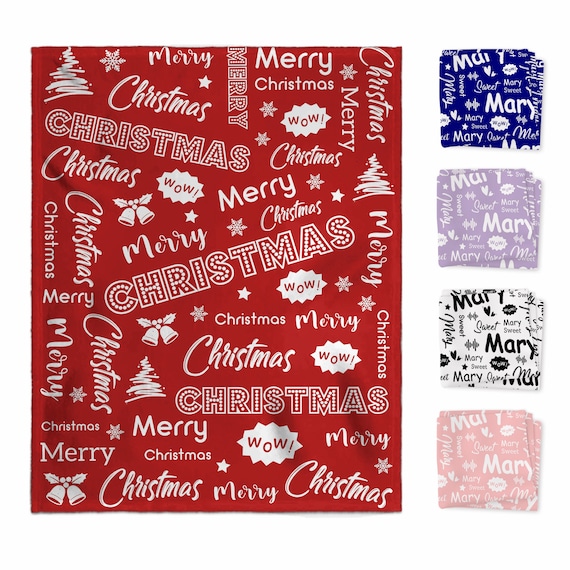 Custom blankets on sale with names
