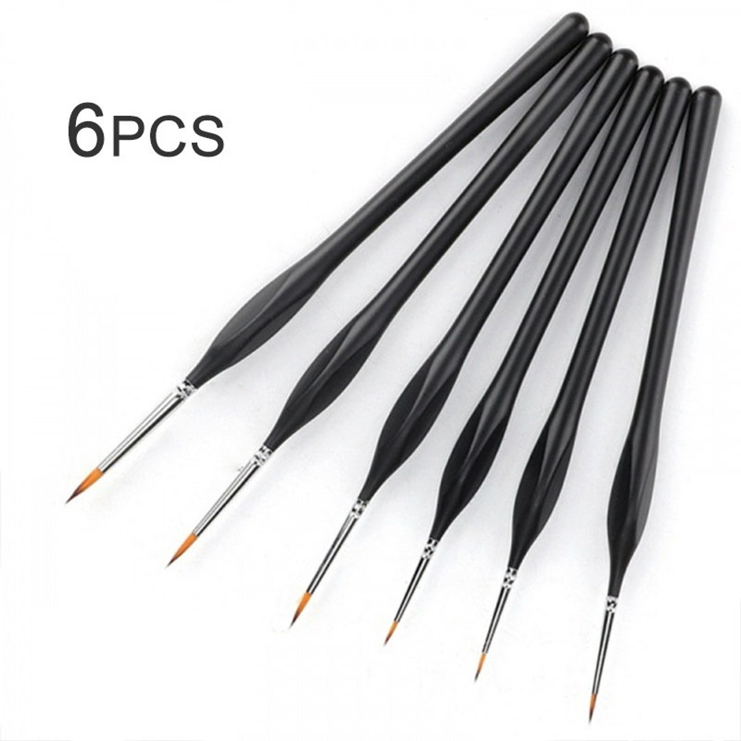 6 Pcs Extra Fine Detail Paint Brushes, Professional Paint Brushes