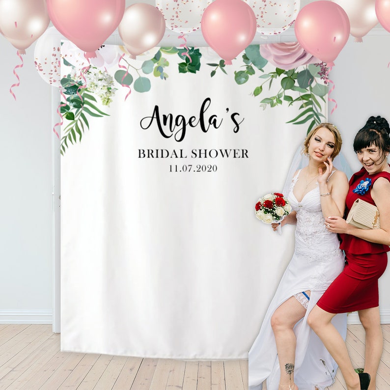 Custom Bridal Shower Backdrop bridal shower photo backdrop Etsy