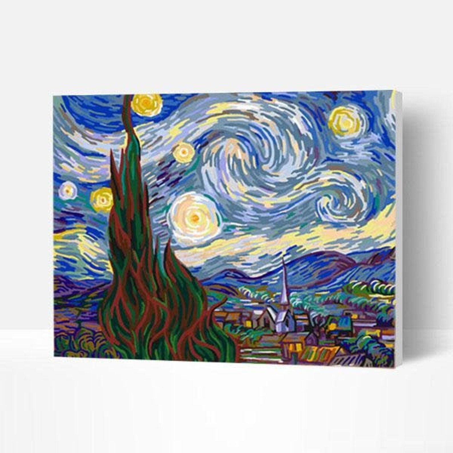 Paint By Numbers DIY KitStarry NightCreative Wall Art Etsy