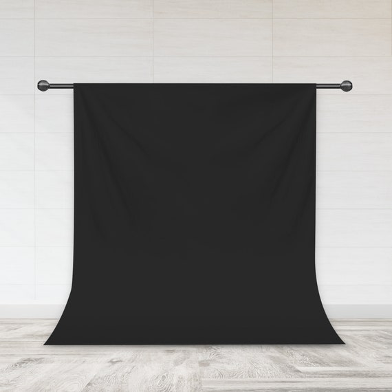 Black Backdrop Solid Backdrop for Photography Polyester Etsy