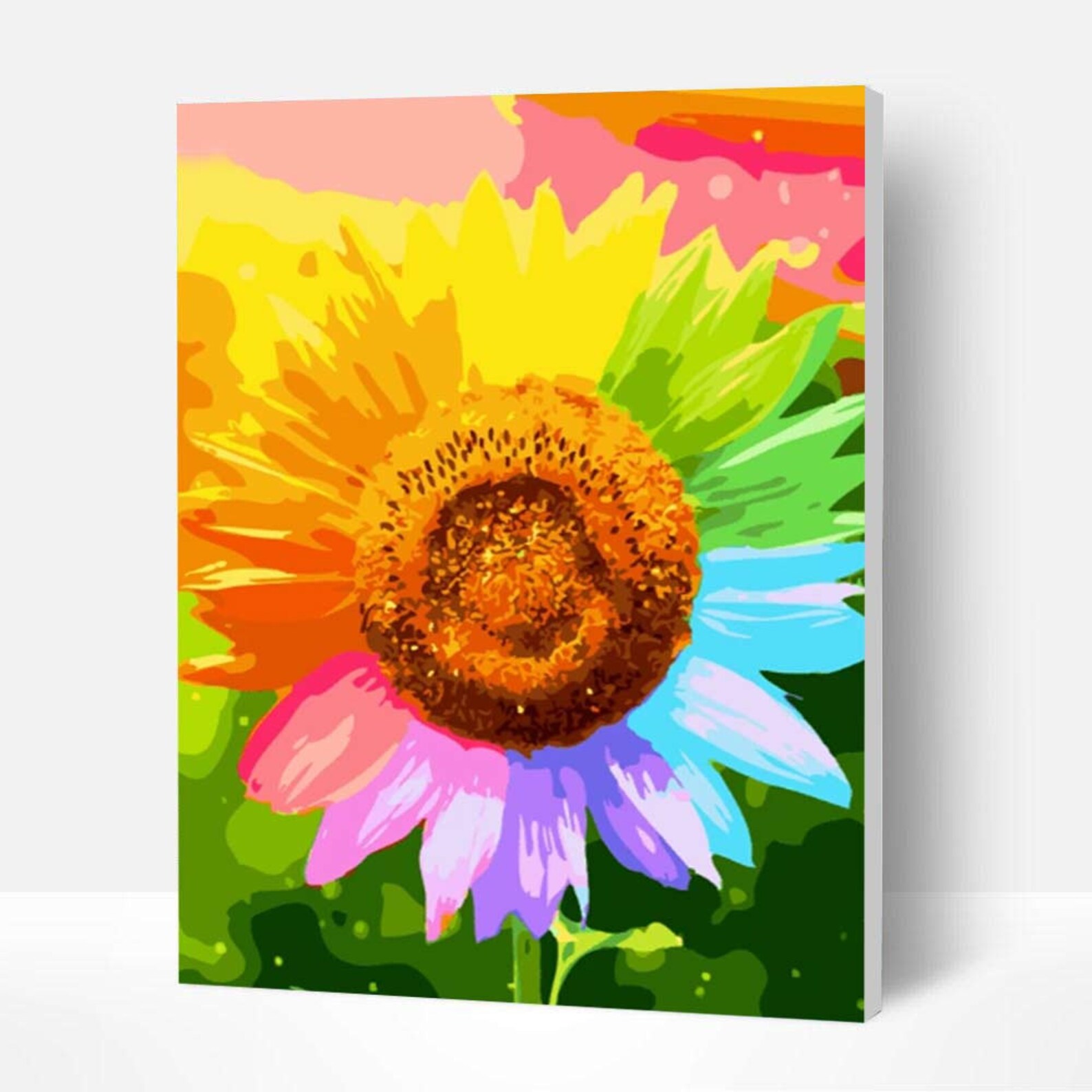 Paint by Numbers DIY Kitcolorful Sunflowercreative Wall Art Etsy