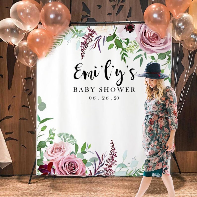 Custom Baby Shower Backdrop baby Etsy