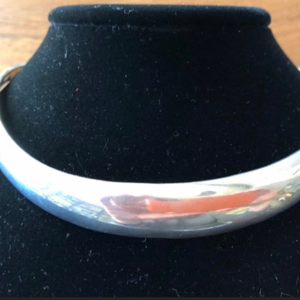 Sterling silver Erik Dennung collar choker