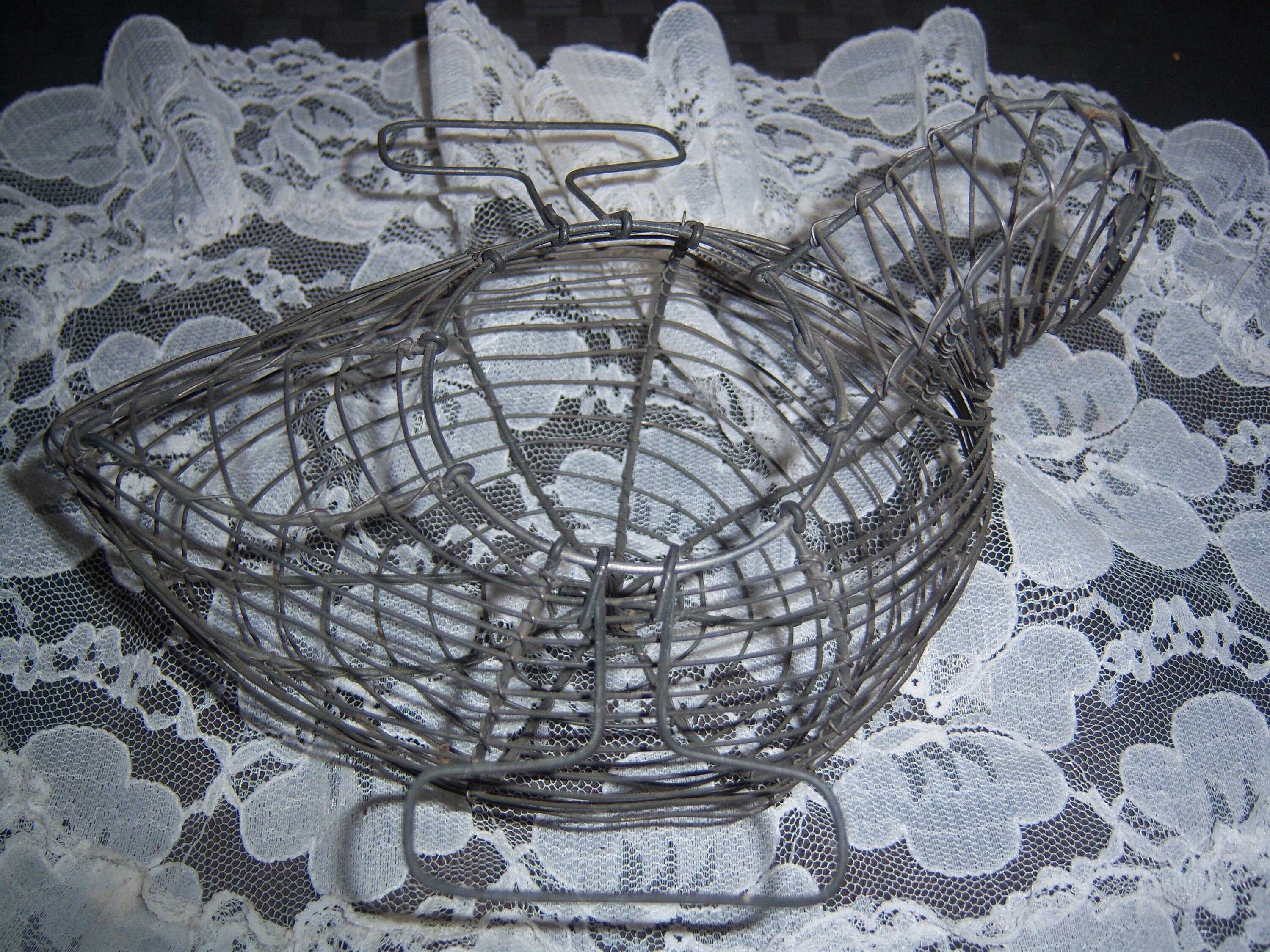 Wire Egg Basket Etsy