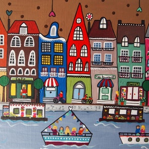 Pintura original Amsterdam