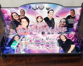 Custom Mini Memorial Bench