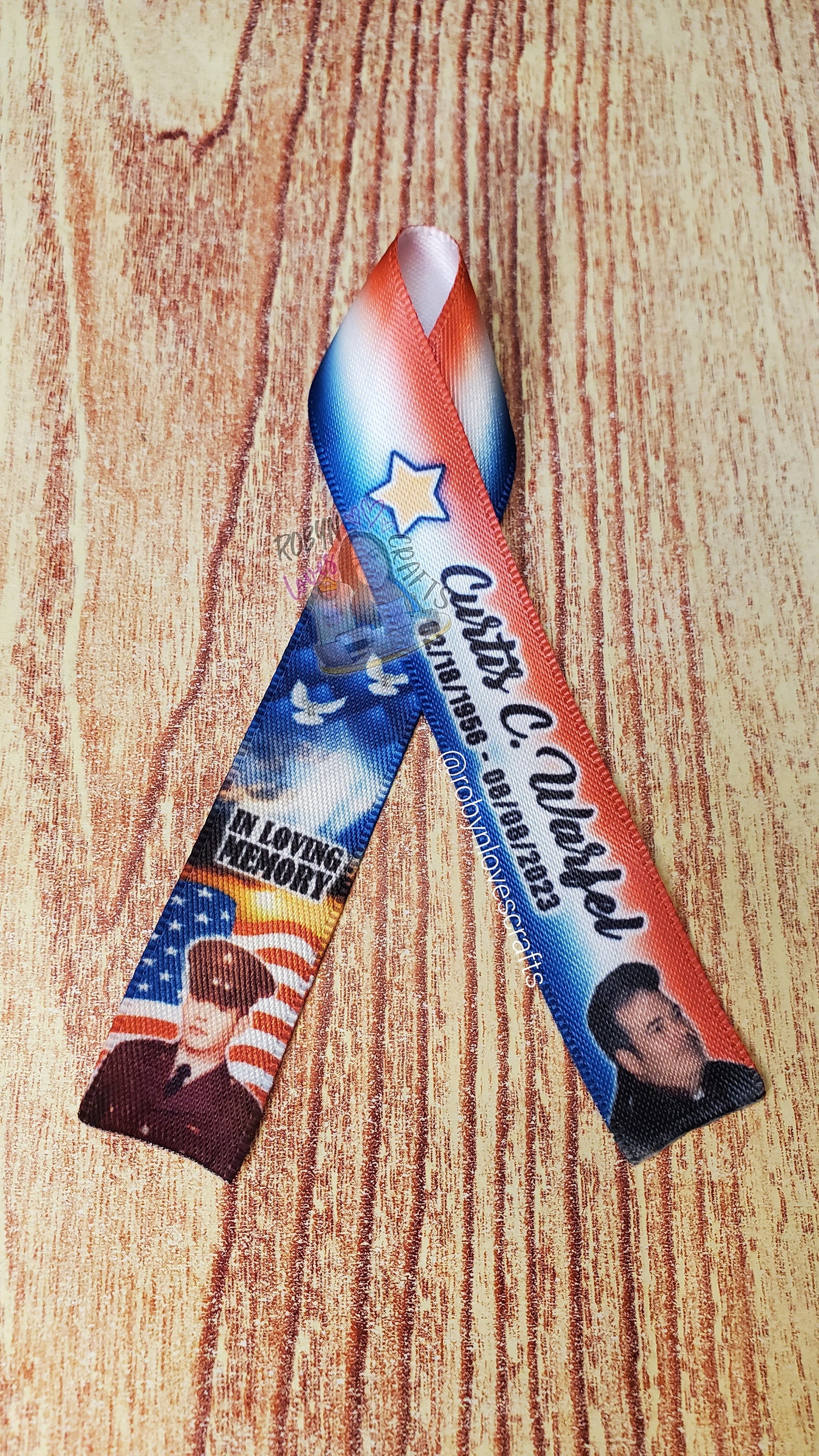 Custom Memorial Ribbons or Heavenly Birthday Ribbons - Etsy