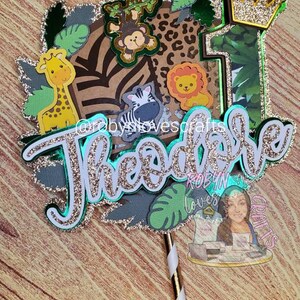 Jungle Wild 1 3D Cake Topper