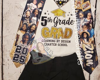 Custom Graduation Skirt/Shirt Set, Personalized Grad Outfit with Add-on's