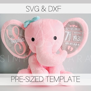 Free Free 58 Elephant Ear Birth Stats Svg Free SVG PNG EPS DXF File