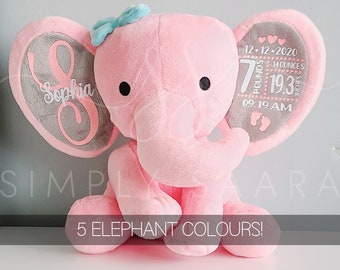 Download Birth Stat Plush Etsy